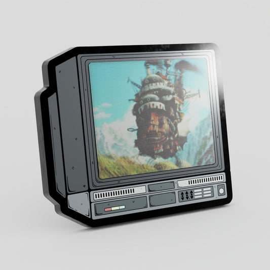 CRTV Lenticular Howls Moving Castle Pin