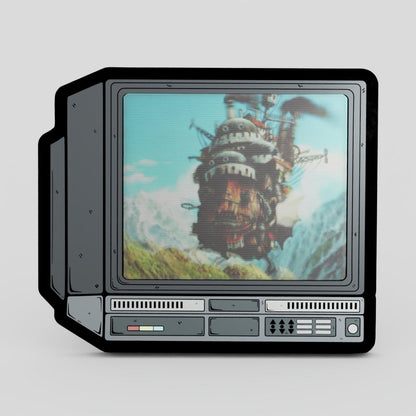 CRTV Lenticular Howls Moving Castle Pin