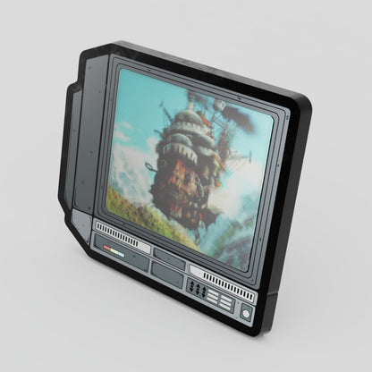 CRTV Lenticular Howls Moving Castle Pin