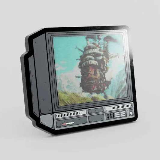 CRTV Lenticular Howls Moving Castle Pin