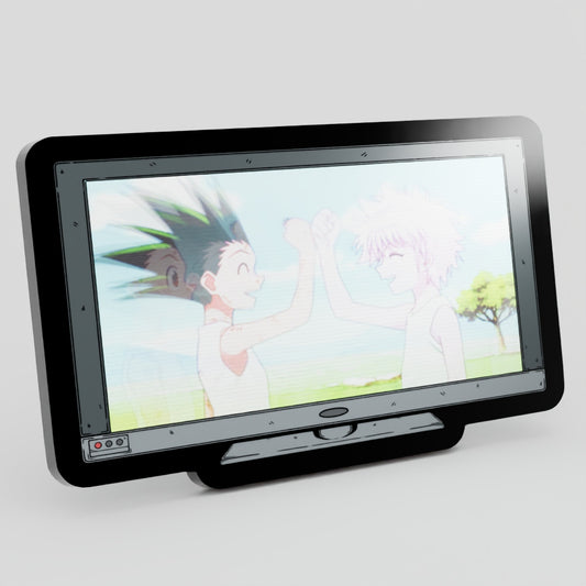 WS-Monitor Lenticular Hunter X Hunter Fist Bump Enamel Pin