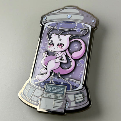 3.5" {Pokemon} Mewtwo Test Tube Pin