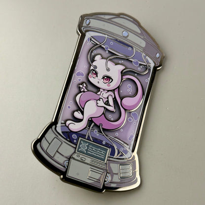 3.5" {Pokemon} Mewtwo Test Tube Pin