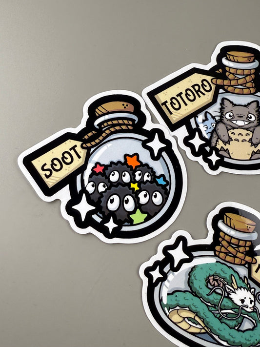Ghibli Potions Vinyl Sticker