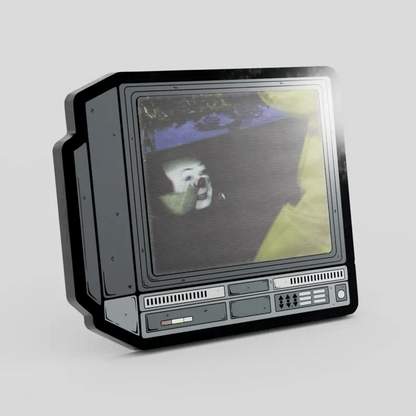 CRTV Lenticular IT Clown Sewer Pin