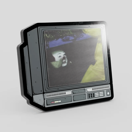 CRTV Lenticular IT Clown Sewer Pin