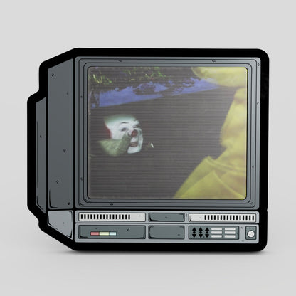CRTV Lenticular IT Clown Sewer Pin