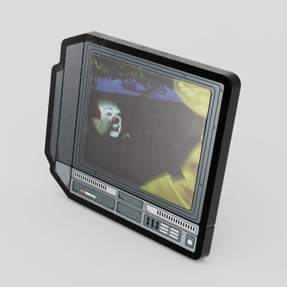 CRTV Lenticular IT Clown Sewer Pin