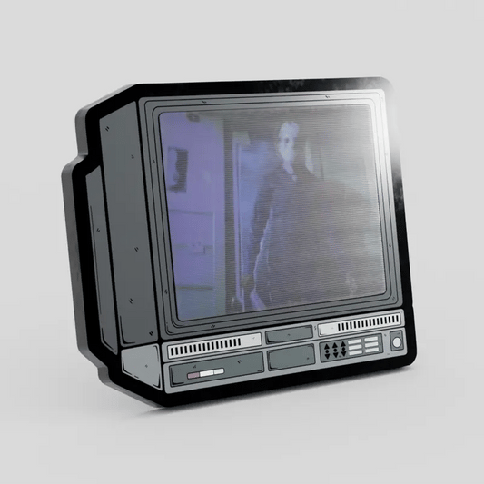 CRTV Lenticular Jason Breaks Door Pin