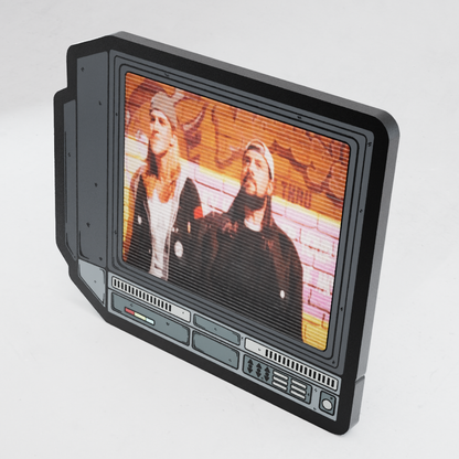 CRTV Lenticular Jay and Silent Bob Strikes Back Pin