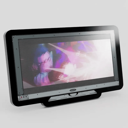 Monitor Lenticular {Arcane} Jinx Gatling Gun Enamel Pin
