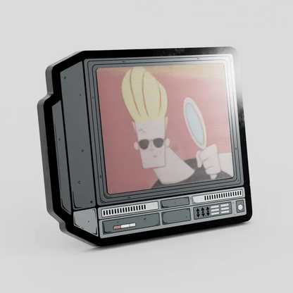 CRTV Lenticular Johnny Bravo Pin