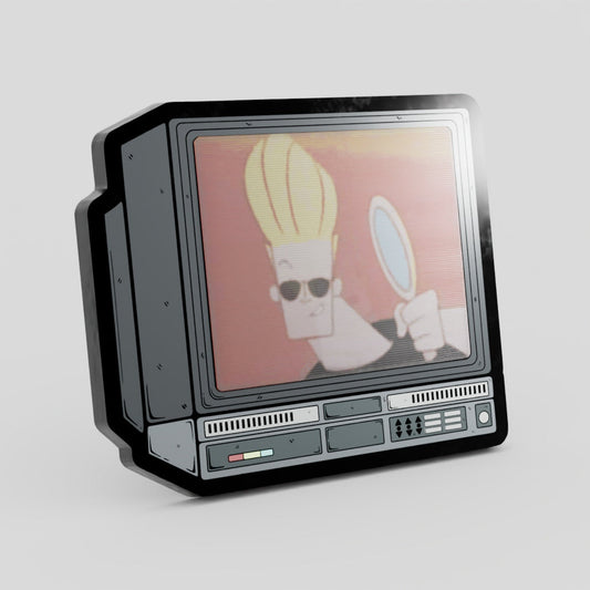 CRTV Lenticular Johnny Bravo Pin