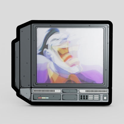 CRTV Lenticular Joker Animated Pin
