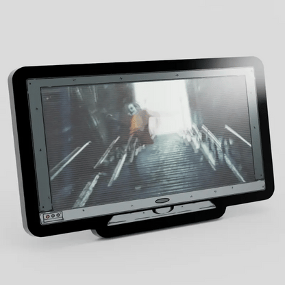 WS-Monitor Lenticular Joker Stairs Enamel Pin