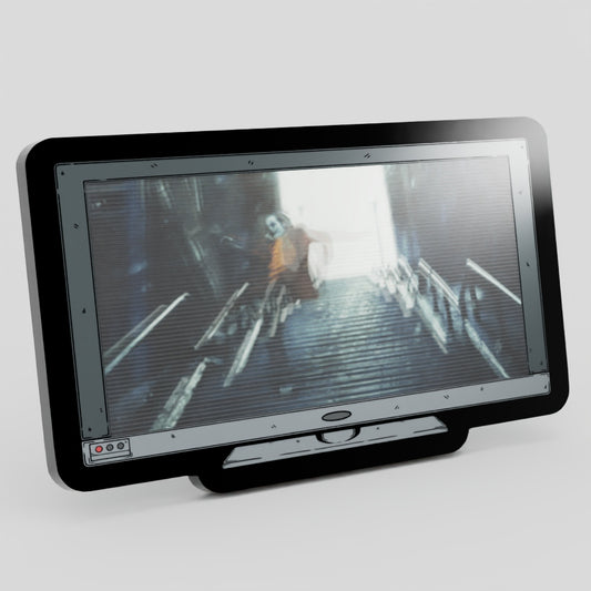 WS-Monitor Lenticular Joker Stairs Enamel Pin