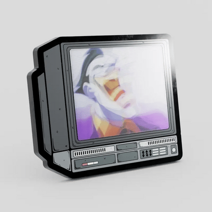 CRTV Lenticular Joker Animated Pin