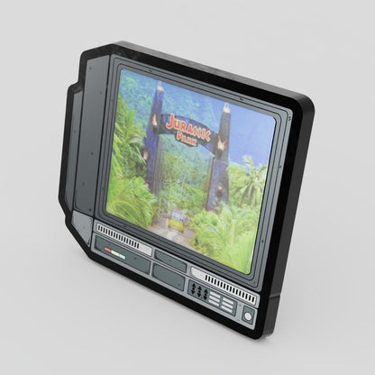 CRTV Lenticular Jurassic Park Pin