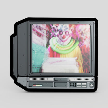 CRTV Lenticular Killer Klowns Pin