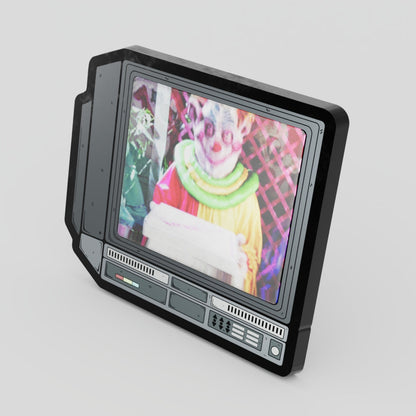 CRTV Lenticular Killer Klowns Pin
