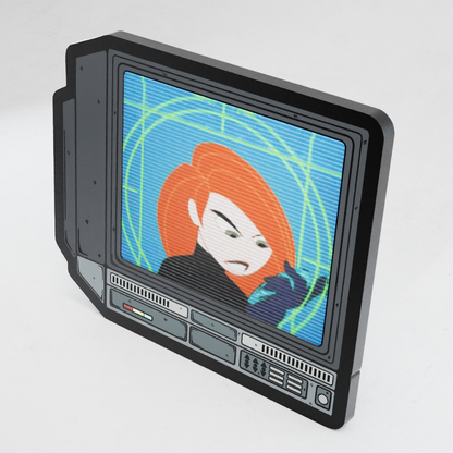 CRTV Lenticular Kim Possible Pin