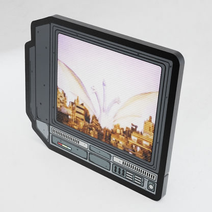CRTV Lenticular King Ghidorah Pin
