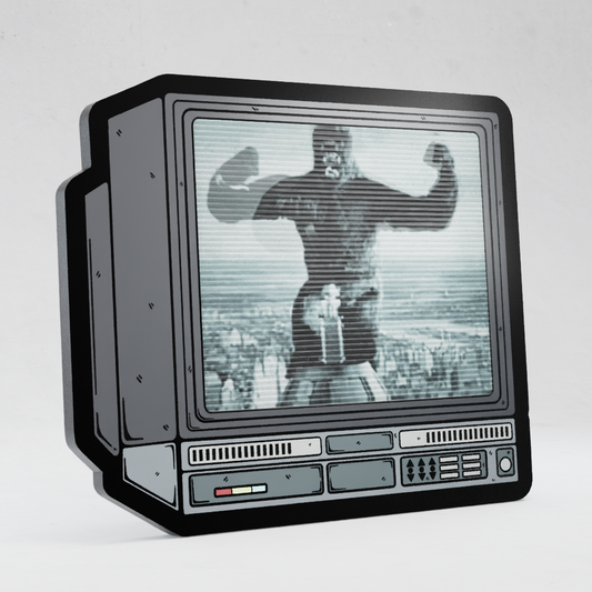 CRTV Lenticular King Kong Pin