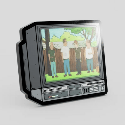 CRTV Lenticular King Of The Hill Pin