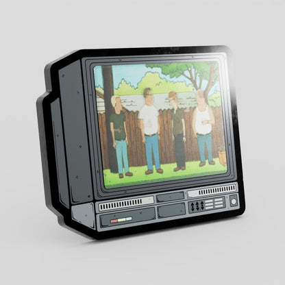CRTV Lenticular King Of The Hill Pin