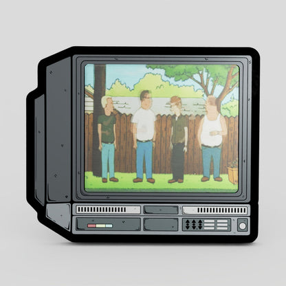 CRTV Lenticular King Of The Hill Pin