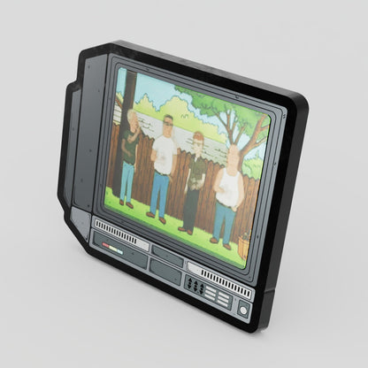 CRTV Lenticular King Of The Hill Pin
