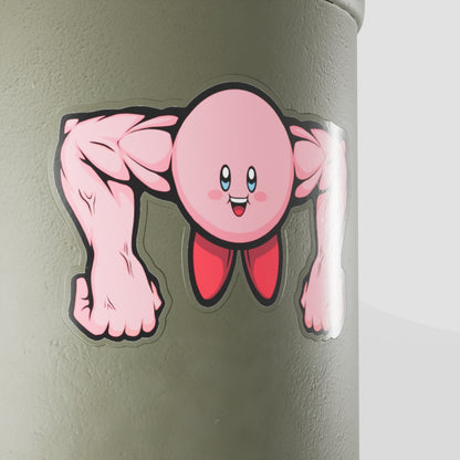 Shredded Kirby Vinyl Sticker
