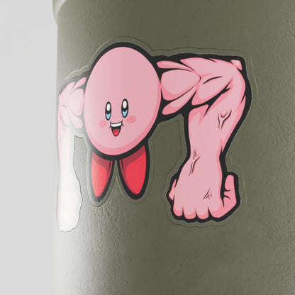 Shredded Kirby Vinyl Sticker