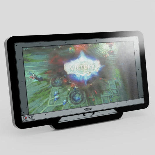 Monitor Lenticular League Of Legends Enamel Pin