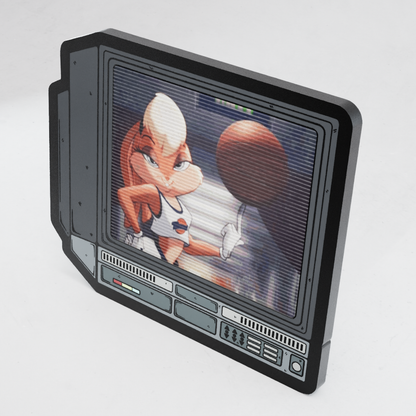 CRTV Lenticular Lola Bunny Pin