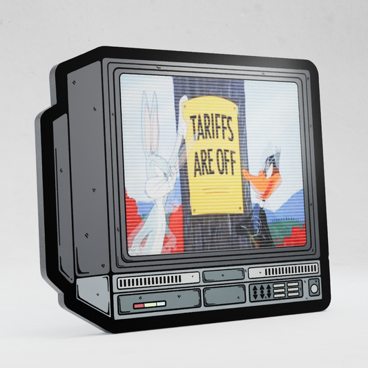 CRTV Lenticular Bugs Bunny Pin