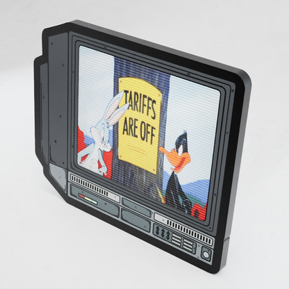 CRTV Lenticular Bugs Bunny Pin