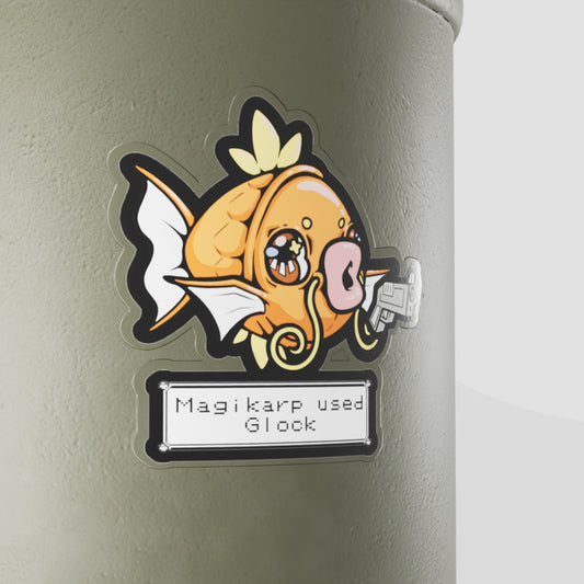 Magikarp Used Glock Vinyl Sticker