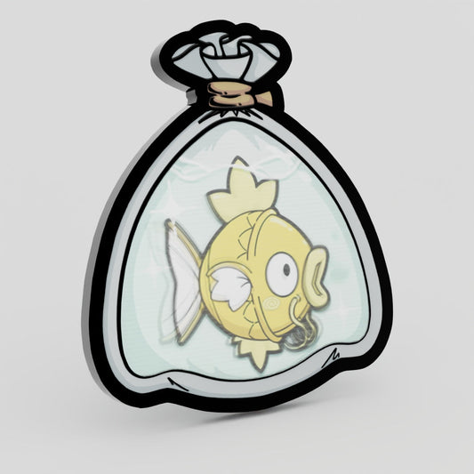 Magikarp Shiny Fishbag Lenticular Pin