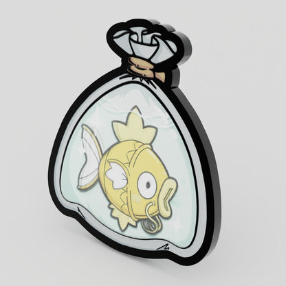 Magikarp Shiny Fishbag Lenticular Pin