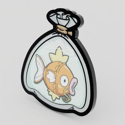 Magikarp Fishbag Lenticular Pin