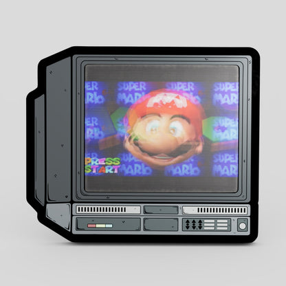 CRTV Lenticular Mario 64 Pin