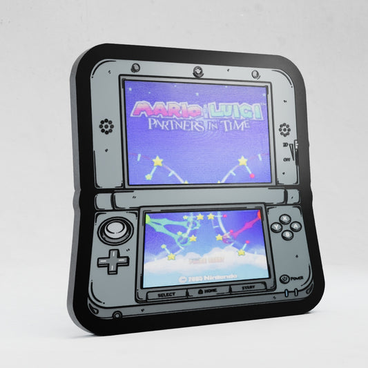3DS Lenticular Mario Luigi Partners In Time Enamel Pin