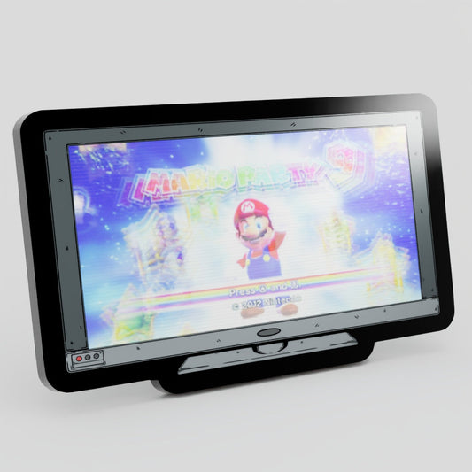 Monitor Lenticular Mario Party 9 Enamel Pin