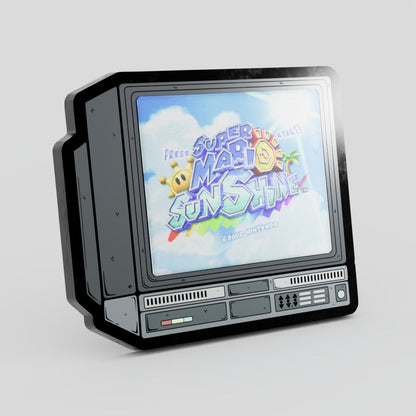 Mario Sunshine Lenticular Enamel Pin