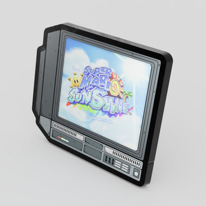 CRTV Lenticular Mario Sunshine Pin