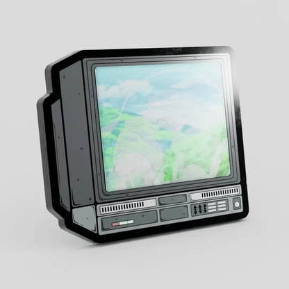 CRTV Lenticular Mew Spin Pin
