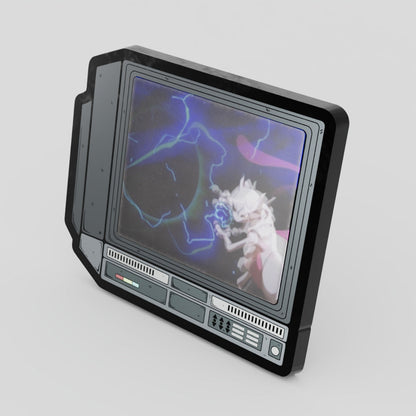 CRTV Lenticular Mewtwo Shadowball Pin