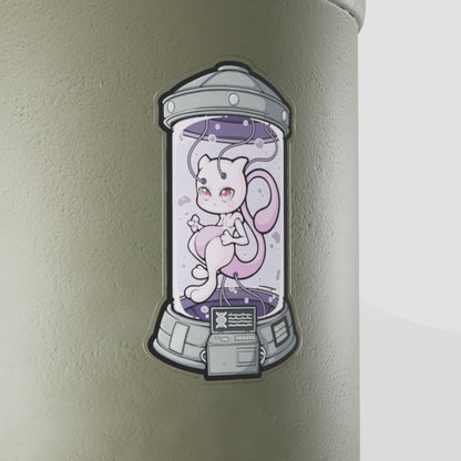 Mewtwo Tube Vinyl Sticker