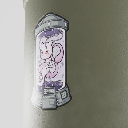 Mewtwo Tube Vinyl Sticker